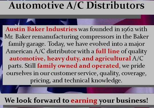 Austin Baker A/C Automotive A/C Distributors